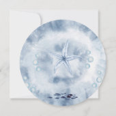 All I Sea Is Love Nautical Bridal Shower Seashell Kaart (Achterkant)