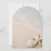 All I Sea Is Love Ocean Bruiloft Uitnodiging (Achterkant)