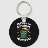 All I Want Comst Zero-waste Christmas Environmenta Sleutelhanger (Voorkant)