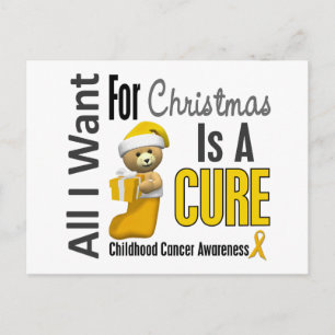 All I Want For Christmas Childhood Cancer Feestdagenkaart