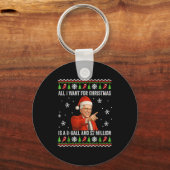 All I Want For Christmas Is A 8-ball And $2 Millio Sleutelhanger (Voorkant)