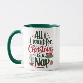All I Want for Christmas Is a Nap Mok