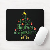 All I Want For Christmas Is A New President Funny  Muismat (Met muis)