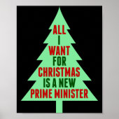 All I Want For Christmas Is A New Prime Minister  Poster (Voorkant)