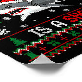 All-i-want-for Christmas Is A Shark, Funny Shark C Poster (Hoek)