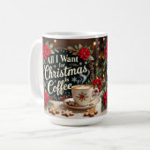 All I want for Christmas is coffee  Koffiemok (Voorkant links)