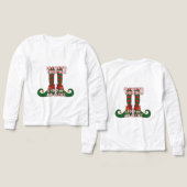 All I Want For Christmas Is Food And Silence T-Shi (Voorkant /achterkant)