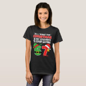 All I Want For Christmas Is My Students To Stop Sa T-shirt (Voorkant volledig)