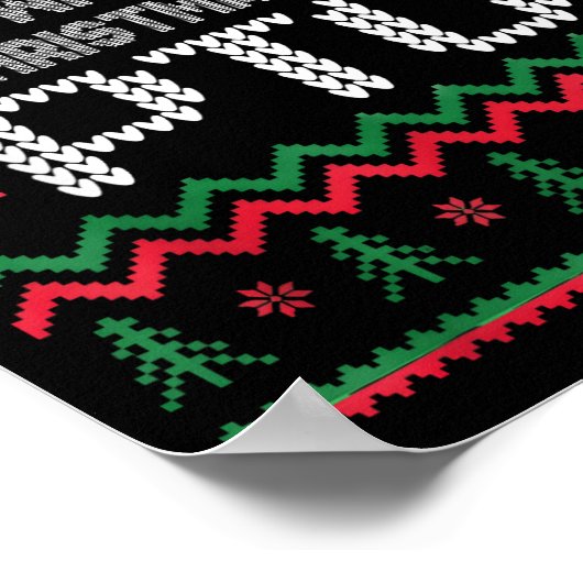 All I Want For Christmas Is Pto Matching Ugly Funn Poster (Hoek)