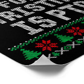 All I Want For Christmas Is Pto Matching Ugly Swea Poster (Hoek)