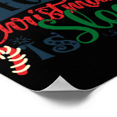 All I Want For Christmas Is Sleep Sarcastic Funny  Poster (Hoek)