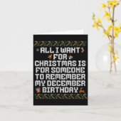 All I Want For Christmas Is Someone Remember My Bi Kaart (Gele Bloem)