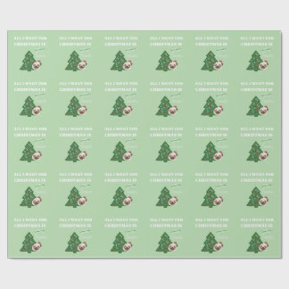 All I want for Christmas is treats Cadeaupapier