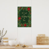 All I Want For Christmas Is You Poster (Keuken)