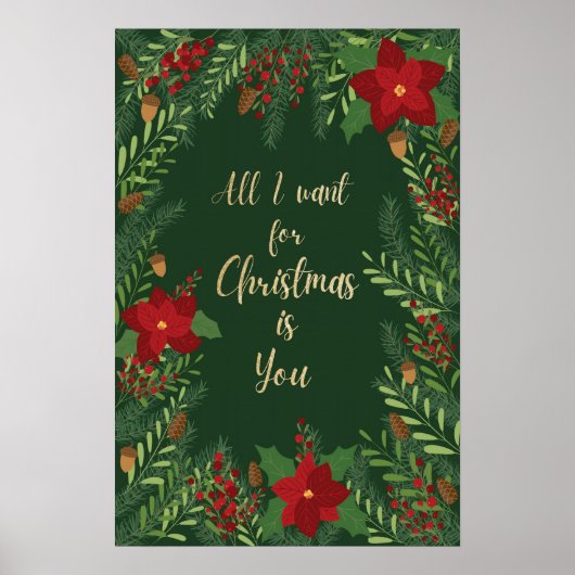 All I Want For Christmas Is You Poster (Voorkant)