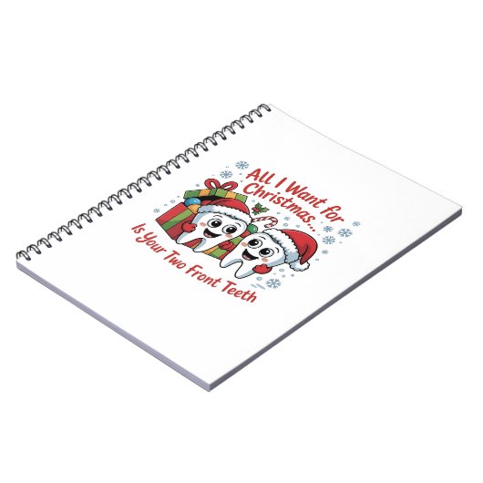 All I Want for Christmas Is Your Two Front Teeth: Notitieboek (Linkerzijde)