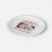 All I Want for Christmas Is Your Two Front Teeth: Papieren Bordje (Gekanteld)