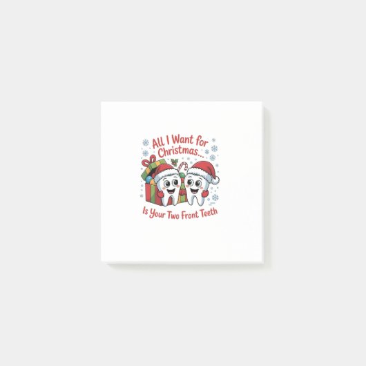 All I Want for Christmas Is Your Two Front Teeth: Post-it® Notes (Voorkant)
