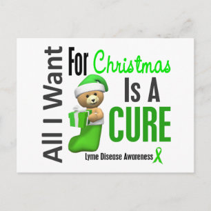All I Want For Christmas Lyme Disease Feestdagenkaart