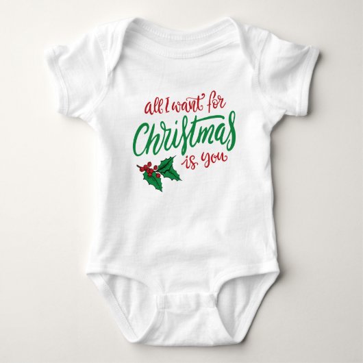 All I want for Christmas Romper (Voorkant)