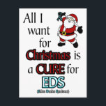 All I Want For Christmas/Santa...EDS Feestdagenkaart<br><div class="desc">Ansichtkaart</div>