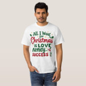 All I Want for Christmas T-Shirt (Voorkant volledig)