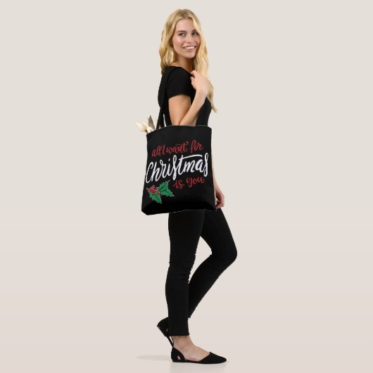 All I want for Christmas Tote Bag (Op model)