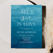All I Zee is Love Deep Blue Ocean Vrijgezellenfees