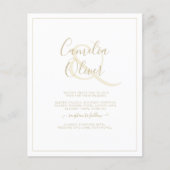 All-in-1 Elegant Witgouden Lettertype Klassieke Tr Flyer (Voorkant)