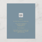 All-in-1 Elegant Zee Glas Teal Goud Trouw QR cd (Achterkant)