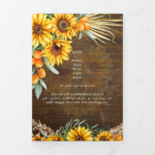 All-in-1 FOTO Huwelijksuitnodiging RSVP Programma (Cover)