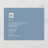 All-in-1 Greenery Leaves Photo Overlay Wedding QR (Achterkant)