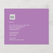 All-in-1 Greenery Leaves Photo Overlay Wedding QR (Achterkant)