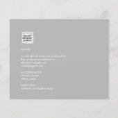 All-in-1 Groene Bladeren Foto Overlay Trouwen QR (Achterkant)