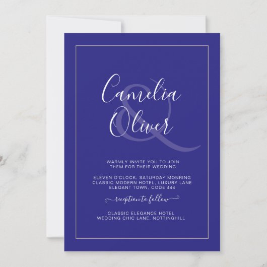 All-in-1 Modern Monochrome Ampersand Wedding (Voorkant)