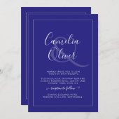 All-in-1 Modern Monochrome Ampersand Wedding (Voorkant / Achterkant)