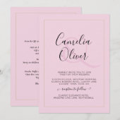 All-in-1 Modern Monochrome Ampersand Wedding (Voorkant / Achterkant)