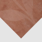 All-in-1 Rustic Terracotta Overlay Wedding Tissuepapier (Detail)