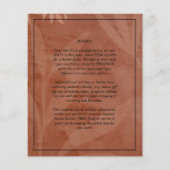 All-in-1 Rustic Terracotta PHOTO Overlay Wedding (Achterkant)