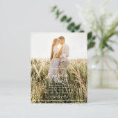 All-in-1 Rustic Terracotta PHOTO Overlay Wedding (Staand voorkant)