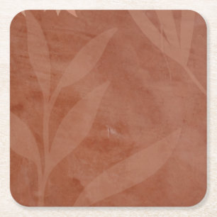 All-in-1 Rustieke Terracotta Overlay Bruiloft Kartonnen Onderzetters