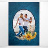 All-in-1 Trouw Uitnodiging Programma Menu RSVP Fot (Binnenkant midden)