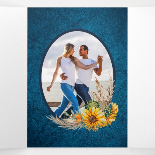 All-in-1 Wedding nodigt het Menu RSVP Foto 6 uit (Binnenkant midden)