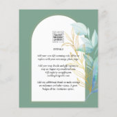 All-in-1 Zee Glas Aqua Groen Gouden Bladeren Bruil Flyer (Achterkant)