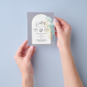 All-in-1 Zee Glas Aqua Groen Gouden Bladeren Bruil Flyer (Hand)