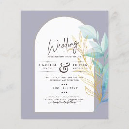 All-in-1 Zee Glas Aqua Groen Gouden Bladeren Bruil Flyer