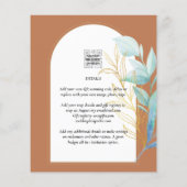 All-in-1 Zee Glas Aqua Groen Gouden Bladeren Bruil Flyer (Achterkant)