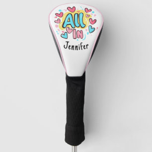 "All in" gepersonaliseerde graffiti-stijl Golfheadcover