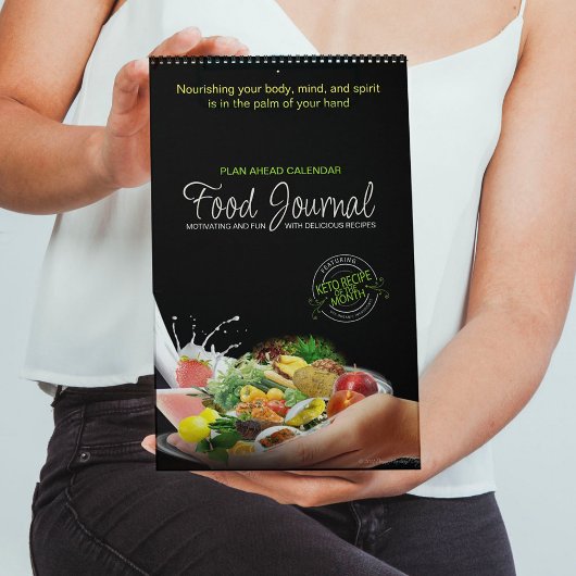 All-in-One Agenda Planner & Food Journal Kalender