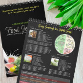 All-in-One Agenda Planner & Food Journal Kalender